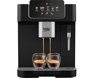 Beko - CEG7302B - Macchina Caffè Automatica con Cappuccinatore, Digitale, Preinfusione automatica, Pressione 19 bar - Nera, 27,5 x 40,5 x h34 cm