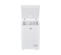 BEKO CF100WN Statico CONGELATORE POZZO, Capacità netta 98 l, dimensioni: L 54,5 cm, A 84,5 cm, P 54,5 cm, Rumorosità 40 dB(A), 1 cassetti, Bianco
