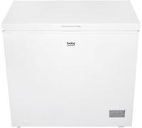 Beko CF200CWN - Congelatore, capacità utile 198 l, 1 cestino congelatore, funzione congelatore rapido, ruote per il trasporto, sistema di visualizzazione a LED, 40 db(A), bianco