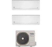 Beko Climatizzatore Dual Split Inverter 9000 + 12000 Btu Condizionatore con Pompa di Calore Classe A++/A+ (Unità Interna + Unità Esterna) - BGMPI095 + B...