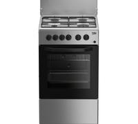 Beko CSS42014FS forno e cucina A Elettrica Gas Nero, Argento - Nouvo