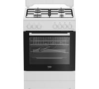 FBST62110ST - Cucina a gas con forno elettrico, 60x60 cm, Bianco, Classe energetica A