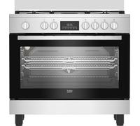 Beko Forno Elettrico Multifunzione con Grill Elettrico e Timer, Classe A, Display Touch, Inox