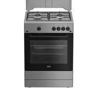 BEKO - Forno a Gas,coperchio in metallo, ventilazione tangenziale, Classe A, Inox