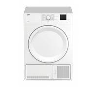 Beko DC 7130 N b100, essiccatore a condensa, 7 kg, misurazione elettronica dell'umidità, protezione automatica, tamburo AquaWave, 15 programmi, programma Express