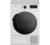 Beko B300 DHC946GX Tumble Dryer with Heat Pump Technology, Stainless Steel Drum, 9 kg, A++, Igienic Drying & Hygiene Refresh, White [Energy Class A++]