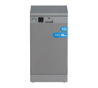 Beko DVS05024S, Lavastoviglie Slim, Argento, 44.8 x 60 x 85 cm | Libera Installa