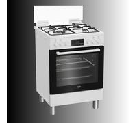 Beko FBE62310GW Cucina piano cottura a gas 4 fuochi forno Elettrico 66 L A [EEK: A]