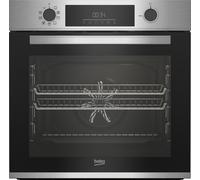 BEKO Forno Multifunzione Pirolitico, SERIE b300 - Classe Energetica A - Acciaio Inox Anti-Impronta + Nero - BBIE12301XMP