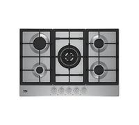 Beko HAW752C5SX Acciaio inossidabile Da incasso 75 cm Gas 5 Fornello(i)