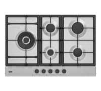 Beko HIAL75225SXE Acciaio inox Da incasso 75 cm Gas 5 Fornello(i)