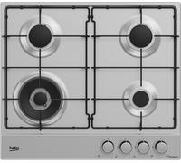 Beko HIAW64224SXE: Piano a Gas con PractiClean, 3 Bruciatori + 1 Wok, 60 cm