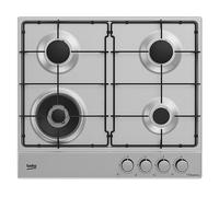 BEKO HIAW64224SXE PIANO COTTURA, 4 zone di cotura, dimensioni: L 58 cm, P 51 piano in Acciaio inossidabile, Inox