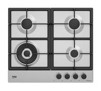 BEKO HIAW64225SXE PIANO COTTURA, 4 zone di cotura, dimensioni: L 58 cm, P 51 piano in Acciaio, Acciaio Inox