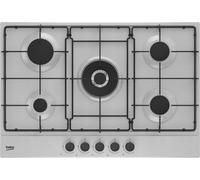 Beko HIAW75223SXE: Piano a Gas con PractiClean, 4 Bruciatori + 1 Wok,