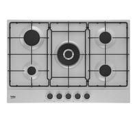 Beko HIAW75223SXE Acciaio inox Da incasso 75 cm Gas 5 Fornello(i)
