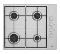 Beko HIGG641C3SX Acciaio inox Da incasso 60 cm Gas 4 Fornello(i)