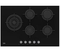 Beko HILL 75222 S piano cottura Nero Da incasso 75 cm Gas 5 Fornello(i)