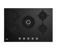 Beko HILW75222S Nero Da incasso 75 cm Gas 5 Fornello(i)