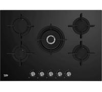 BEKO HILW75222S PIANO COTTURA, 5 zone di cotura, dimensioni: L 75 cm, P 52,4 Nero