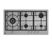 Beko HIML 95225 SXE Acciaio inox Da incasso 90 cm Gas 5 Fornello(i)