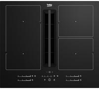 Beko HIXI 64700 UF: Piano a Induzione con Cappa Integrata, 4 Zone con 1 Sezione IndyFlex, 60 cm