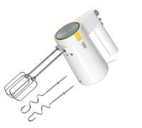 Beko - HMM62404W - Sbattitore Glow Line, 420 W, 4 Velocità + Turbo, 2 Fruste Mixer e 2 Ganci Impastatori in Acciaio Inox - Bianco