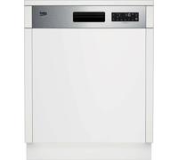 Beko b300 Lavastoviglie 60cm semi-integrata con cruscotto Inox, Classe D, 45 dBA