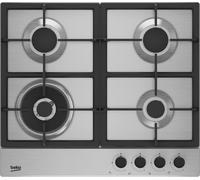 Beko HIAW64225SXE Acciaio inox Da incasso 60 cm Gas 4 Fornello(i)