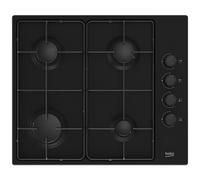 Beko - Piano Cottura HIBG64120SB a Gas 4 Fuochi Gas Colore Nero