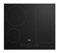 BEKO - Piano Cottura HII64210FMTR a Induzione 4 Zone Cottura da 58 cm Colore Nero