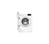 Beko WMI71433PTE1 - Lavatrice integrata con indicatore del tempo residuo e selezione della centrifuga, funzione di ripristino dei capelli per rimuovere i capelli, watersafe+ bianco/classe energetica C
