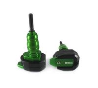 Bekuyu Cursore Telaio per Kawasaki Z650 Z 650 2017-2023 Protezione Anticaduta per Motocicletta Protezione per Telaio Protezione per Carenatura Protezione Crash Pad(Verde)