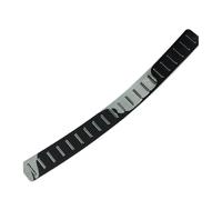 Bekuyu Protezione paraurti per Auto per Mokka per Vauxhall per Mokka X 2012-2019 Protezione Paraurti Posteriore Battitacco Baule Protezione Posteriore Battitacco Piastra Trim(Black)