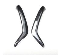 Bekuyu Strisce Decorative per Maniglie Interne delle Portiere in ABS per Ford per Fiesta 2009 2010 2011 2012 2013(Carbon Fiber Black)