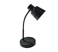 BEL AIR HOME - Lampada da scrivania DALLAS - metallo, altezza 40 cm, base 15 cm | interruttore on/off, ideale per ufficio e comodino | E-27 (nero)