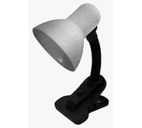 BEL AIR HOME - Lampada da Scrivania DEDALO - Stile Moderno - Base in Metallo - Luce Calda e Confortevole - Design Elegante - Eco-Friendly, Argento, Metallo