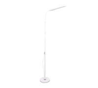 BEL AIR HOME - Lampada da terra a LED 8 W serie Office regolabile in intensità e 3 temperature di luce 3000 K-4000 K-6500 K, design moderno e altezza regolabile da 145 a 190 cm, con presa USB -