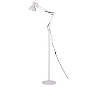 BEL AIR HOME - Lampada da Terra ANTIGONA Retro Vintage | Design Elegante e Flessibile | Compatibile E27 | Facile da Installare (BIANCO)