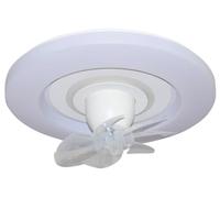 BEL AIR HOME - Ventilatore da Soffitto RAKI Con Motore DC, Luce LED 80 W e Telecomando - Efficiente Ventilazione a 4 Velocità per Estate e Plafoniera per l'Inverno (50 CM MOVE)