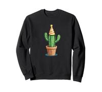 Bel Cactus in Cappello da Festa Grafica scintille risate Outfit Felpa