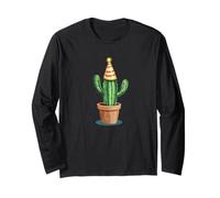 Bel Cactus in Cappello da Festa Grafica scintille risate Outfit Maglia a Manica