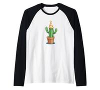 Bel Cactus in Cappello da Festa Grafica scintille risate Outfit Maglia con Maniche Raglan