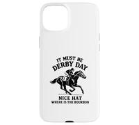 Bel cappello dov'è il Bourbon It Must Be Derby Day Custodia per iPhone 15 Plus