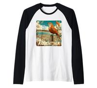 Bel Costume da Uccello Patriottico Argentina nei Colori argentini Maglia con Maniche Raglan
