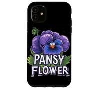 Bel costume di semi e piante del pensiero per gli amanti dei fiori selvatici Custodia per iPhone 11