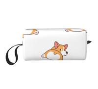 Bel culo di Corgi, Borsa per il trucco Borsa per cosmetici Borsa da toilette da viaggio portatile Borsa per trucco Organizer