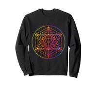Bel design geometrico sacro Felpa