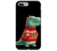 Bel dinosauro per le festività natalizie e festive Custodia per iPhone 7 Plus/8 Plus