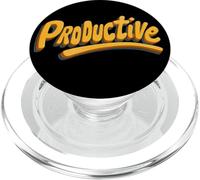 Bel discorso emblema produttivo giallo PopSockets PopGrip per MagSafe